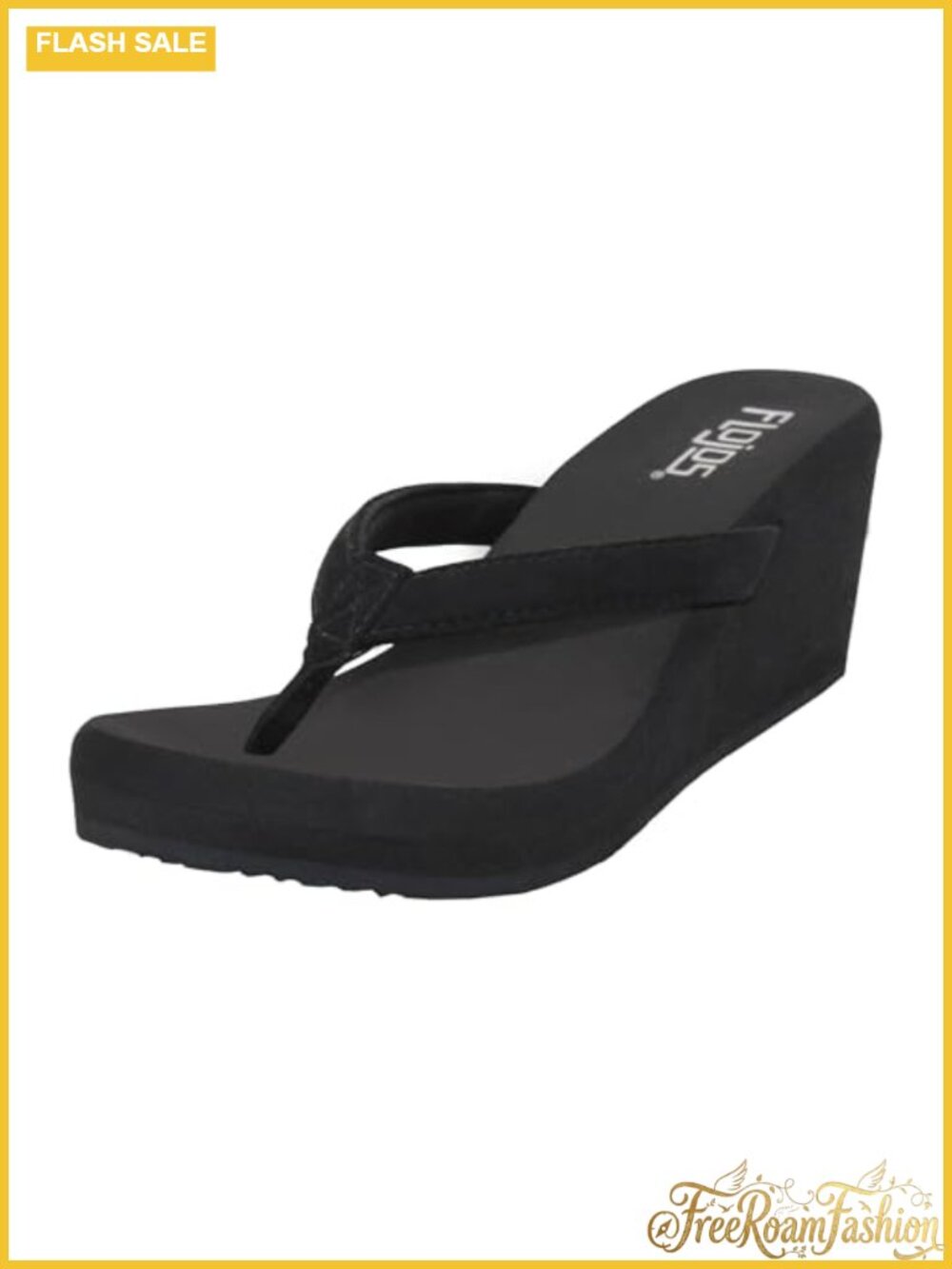 Women's Olivia Wedge Sandal 3-Inch Heel Open Toe Slip-On